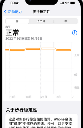 青羊iPhone手机维修如何在iPhone开启'步行稳定性通知'