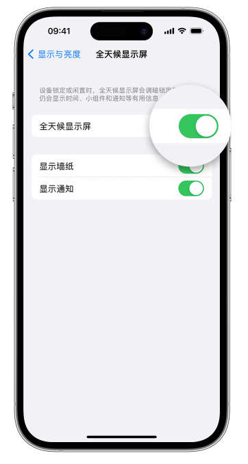 青羊苹果14维修店分享如何自定义 iPhone 14 Pro 常亮显示屏 